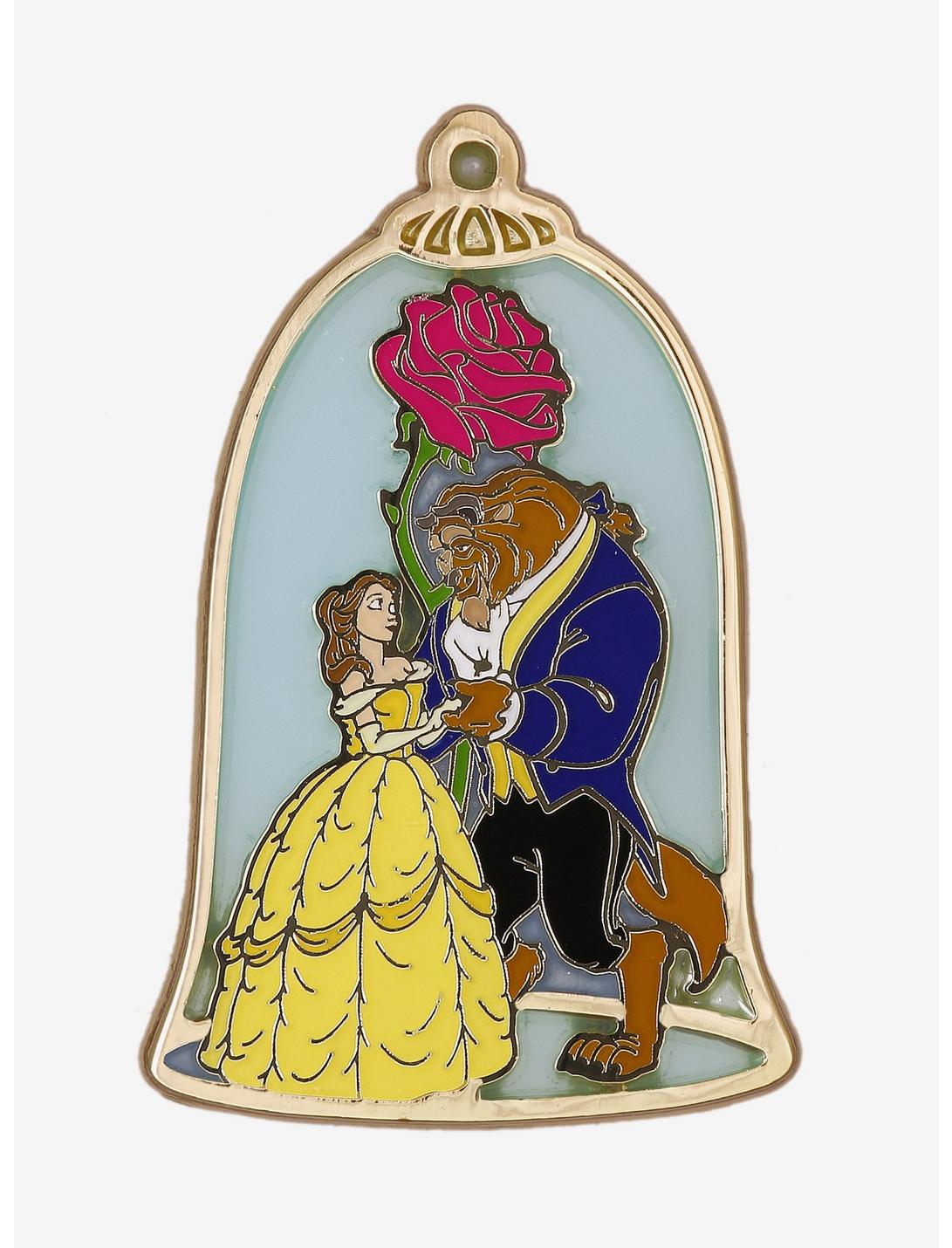 Disney Beauty and the Beast Enchanted Rose Dance Enamel Pin - BoxLunch Exclusive, , hi-res