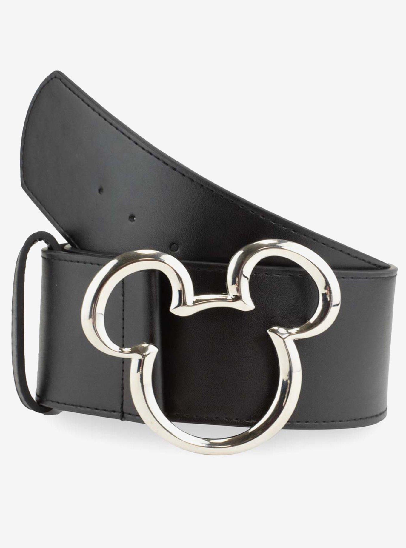 Vintage Hickok leather Belt Mickey Mouse Buckle Vintage Disney Mickey Mouse Club Mouseketeer Special Deputy  main image 2