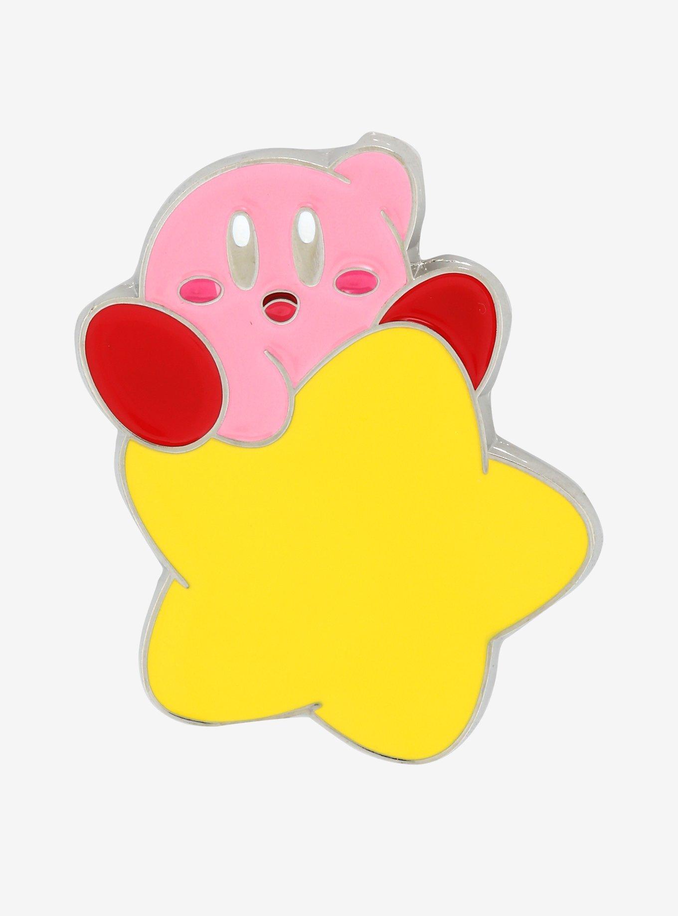 Kirby Game Character Pink Enamel Metal Pin