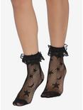 Celestial Fishnet Ruffle Socks, , hi-res