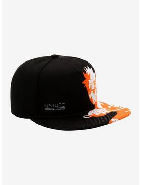Naruto Shippuden Orange & White Photo Snapback Hat, , hi-res