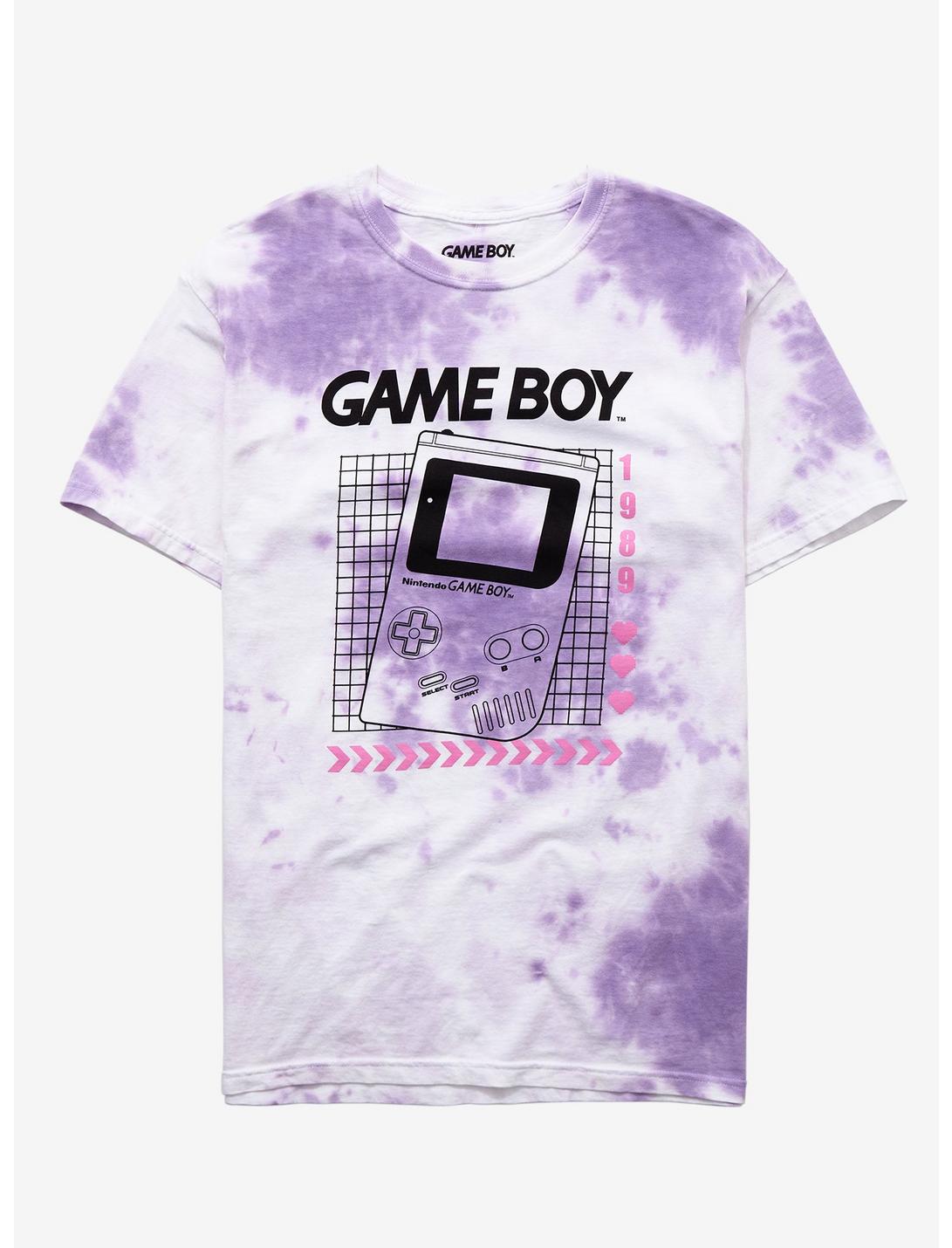 Nintendo Game Boy Tie-Dye Boyfriend Fit Girls T-Shirt, MULTI, hi-res