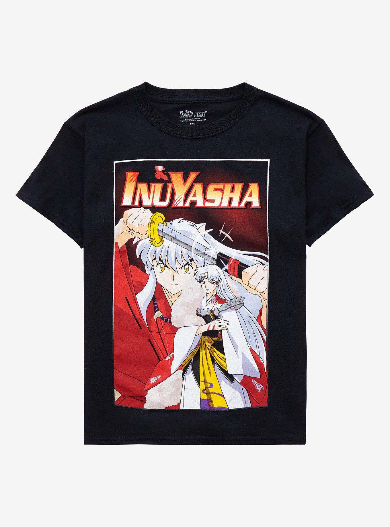 InuYasha Brothers Box Boyfriend Fit Girls T-Shirt, MULTI, hi-res