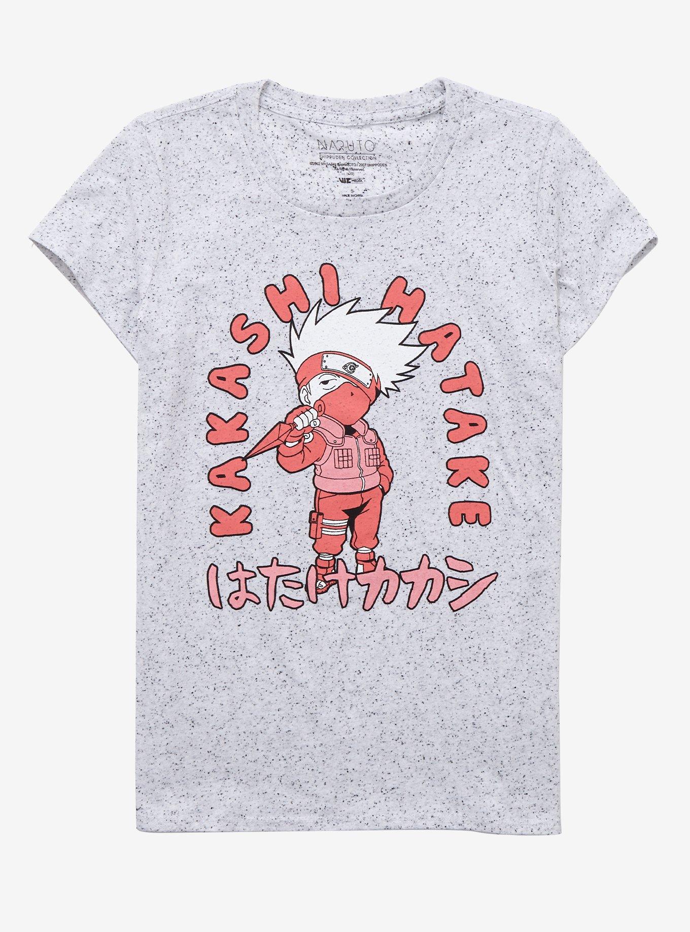 Naruto Shippuden Chibi Kakashi Speckle Girls T-Shirt, MULTI, hi-res