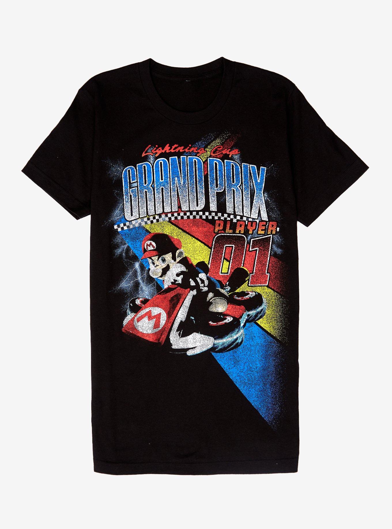 Super Mario Mario Kart Lightning Cup Grand Prix Girls T-Shirt, MULTI, hi-res