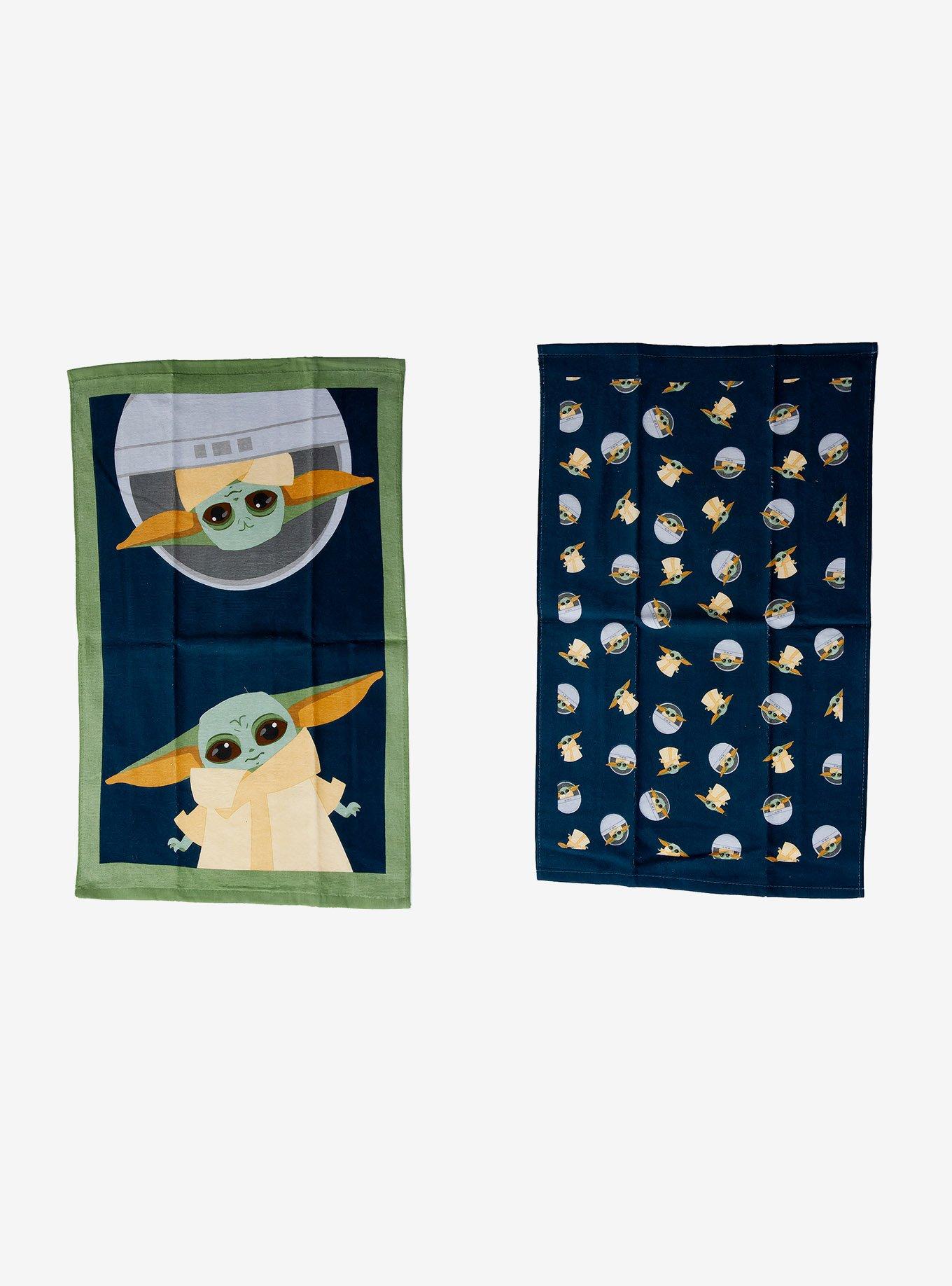 Star Wars Kitchen Towels Set 2 Mandalorian Baby Yoda FALL