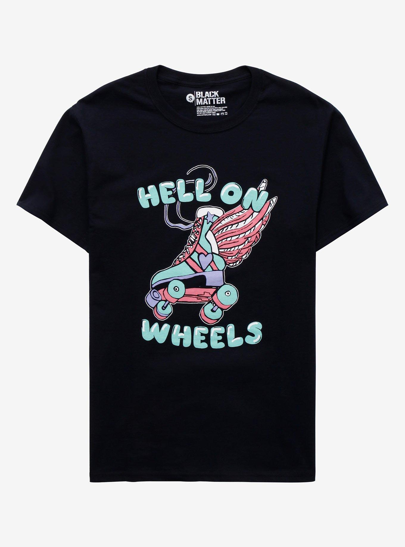 Hell On Wheels Pastel Roller Skate Girls T-Shirt, MULTI, hi-res