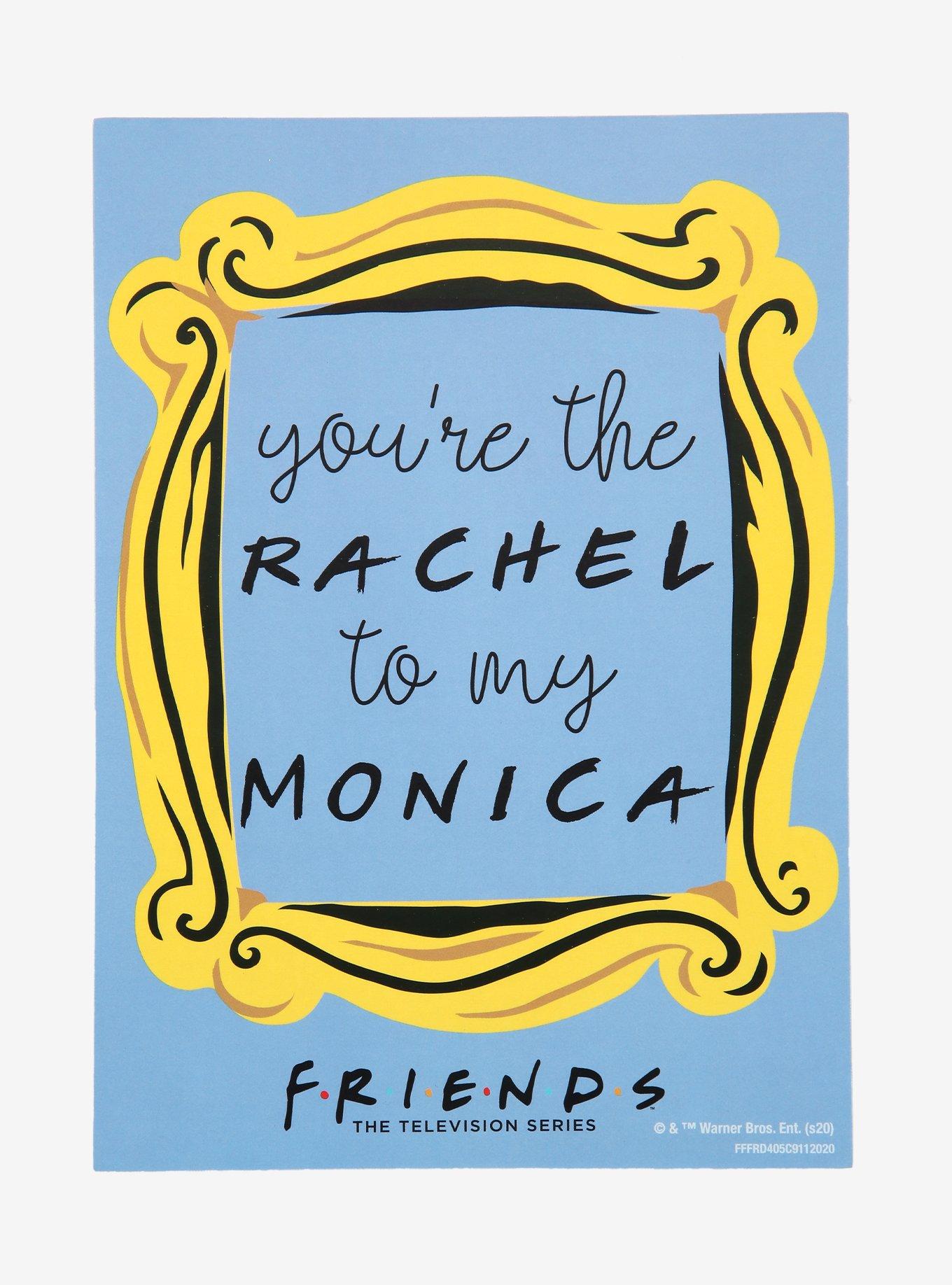 Friends Rachel Monica Wood Block Art, , hi-res