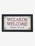 Harry Potter Wizards Welcome Wood Wall Art, , hi-res