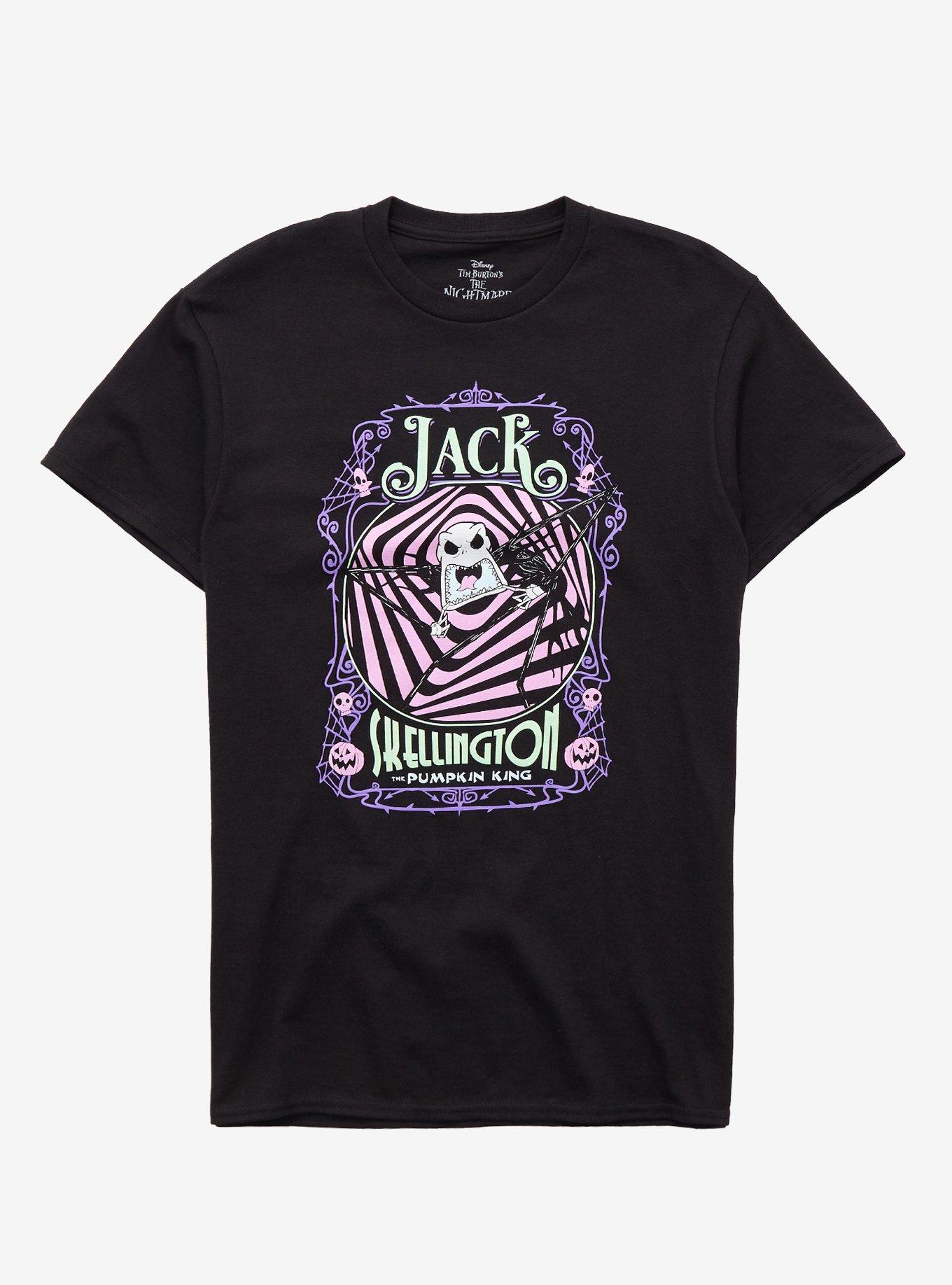 The Nightmare Before Christmas Jack Skellington Scary Face Girls T-Shirt, MULTI, hi-res