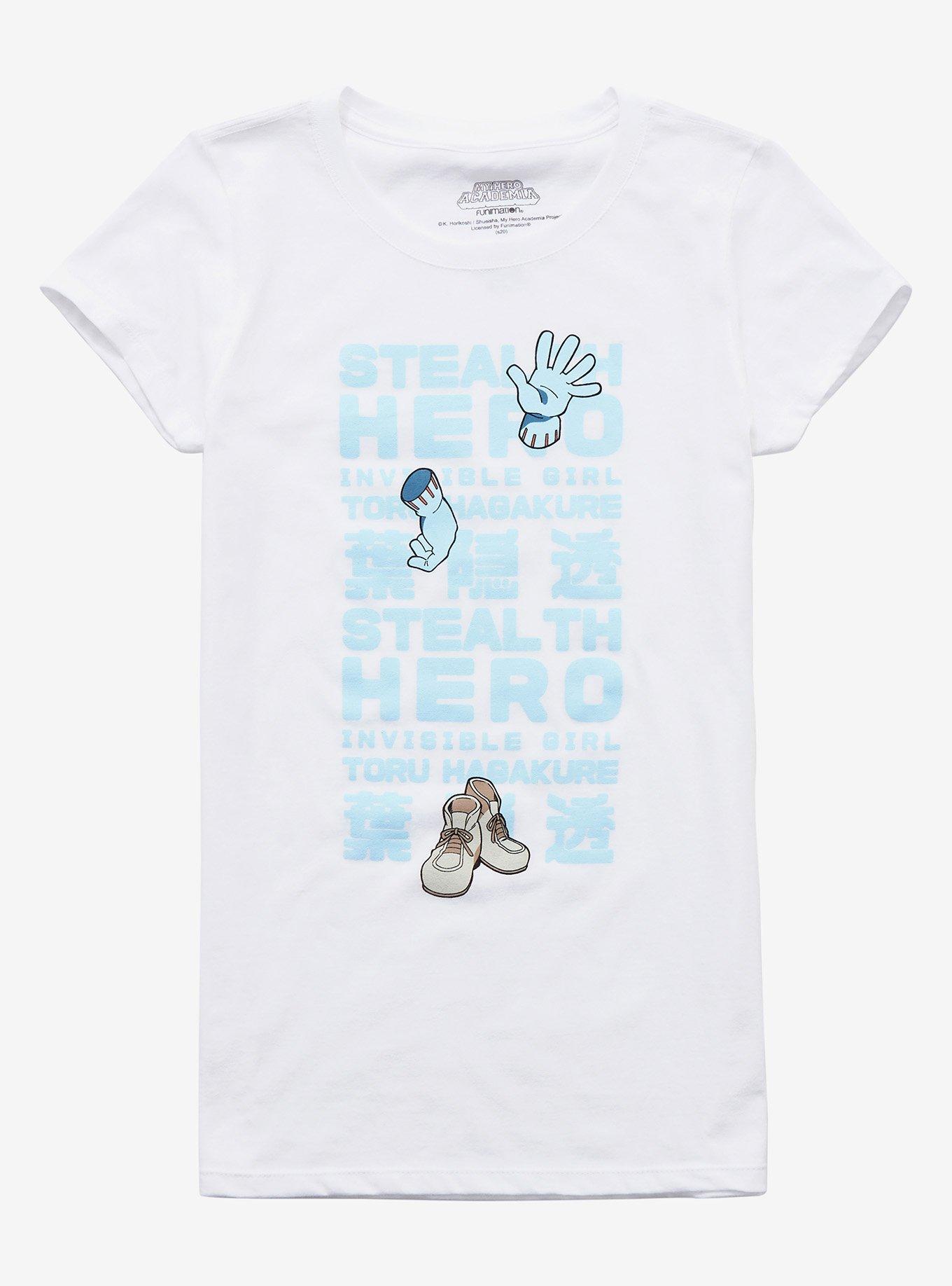 My Hero Academia Toru Hagakure Girls T-Shirt, BLUE, hi-res