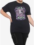 The Nightmare Before Christmas Jack Skellington Scary Face Girls T-Shirt Plus Size, MULTI, hi-res
