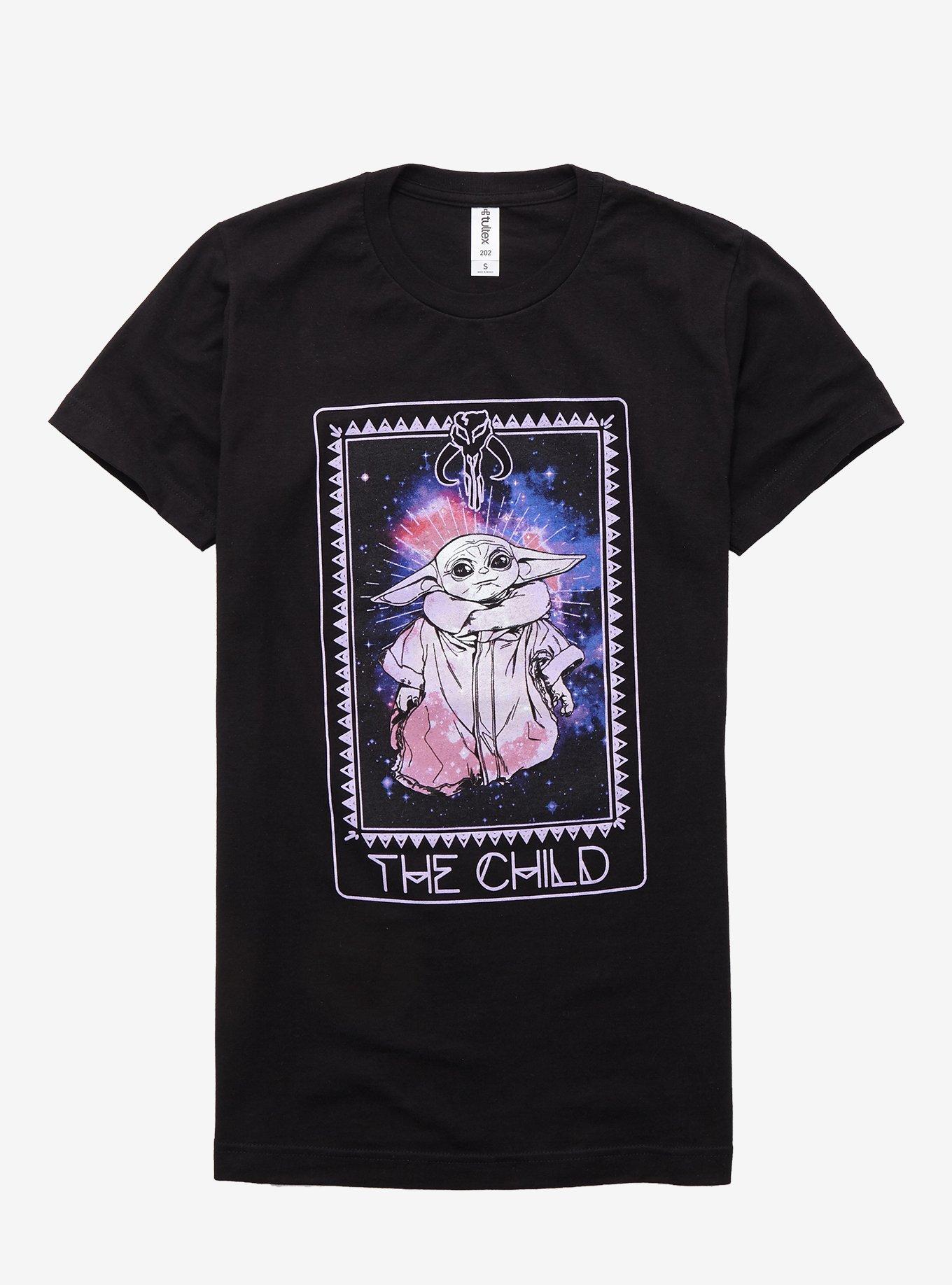 Star Wars The Mandalorian The Child Tarot Card Girls T-Shirt, MULTI, hi-res