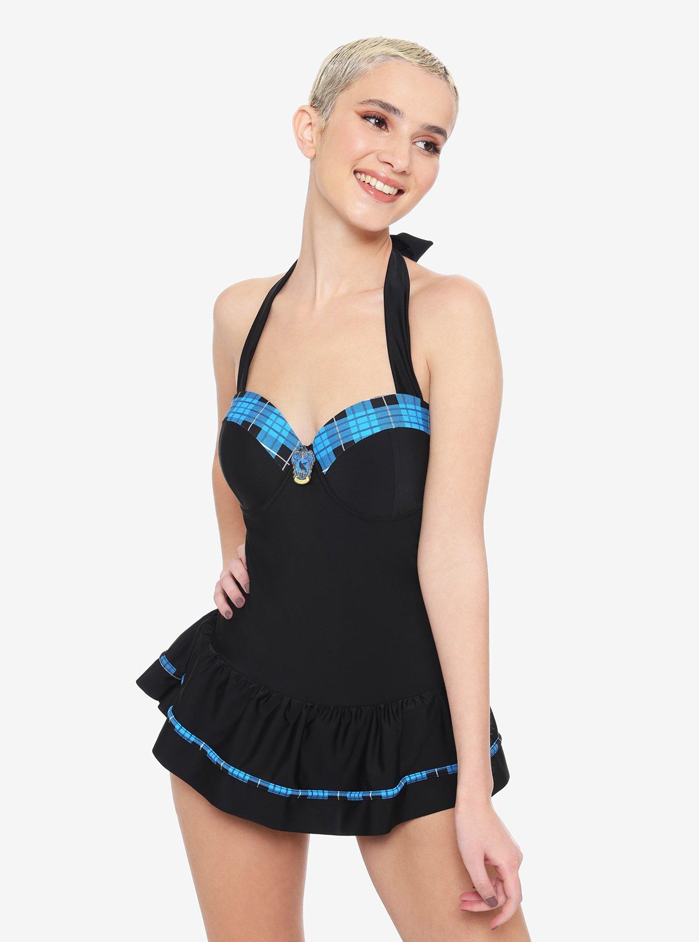 Harry Potter Ravenclaw Plaid Swimsuit, MULTI, hi-res