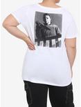 Halloween Black & White Photo Girls T-Shirt Plus Size, BLACK, hi-res