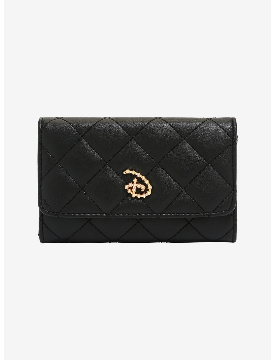Buckle-Down Disney Pearl Logo Quilted Flap Wallet, , hi-res
