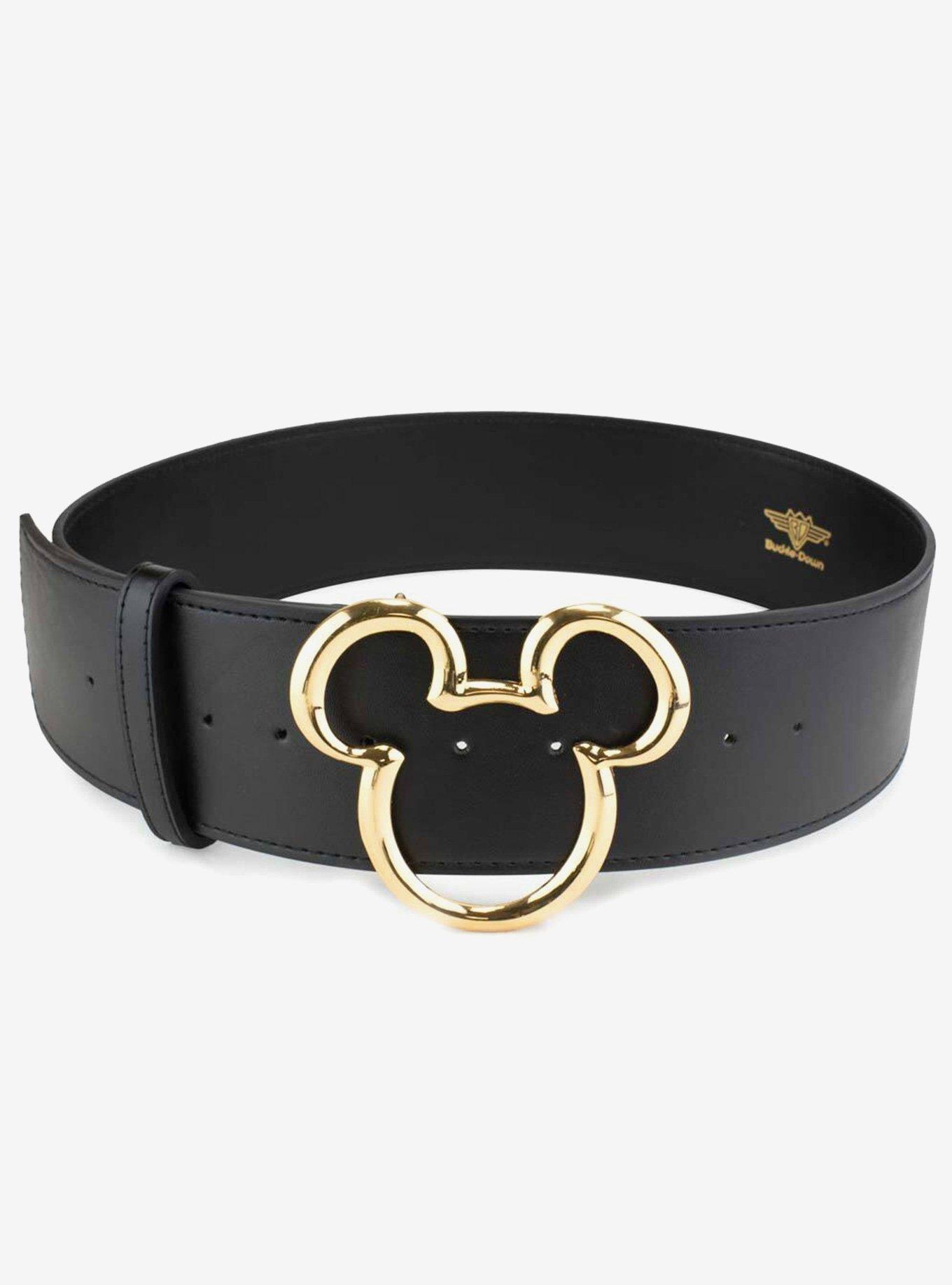 Brighton Mickey Mouse Black Leather Belt #5023M Really Tough Reversible Belt - Brighton main image 2