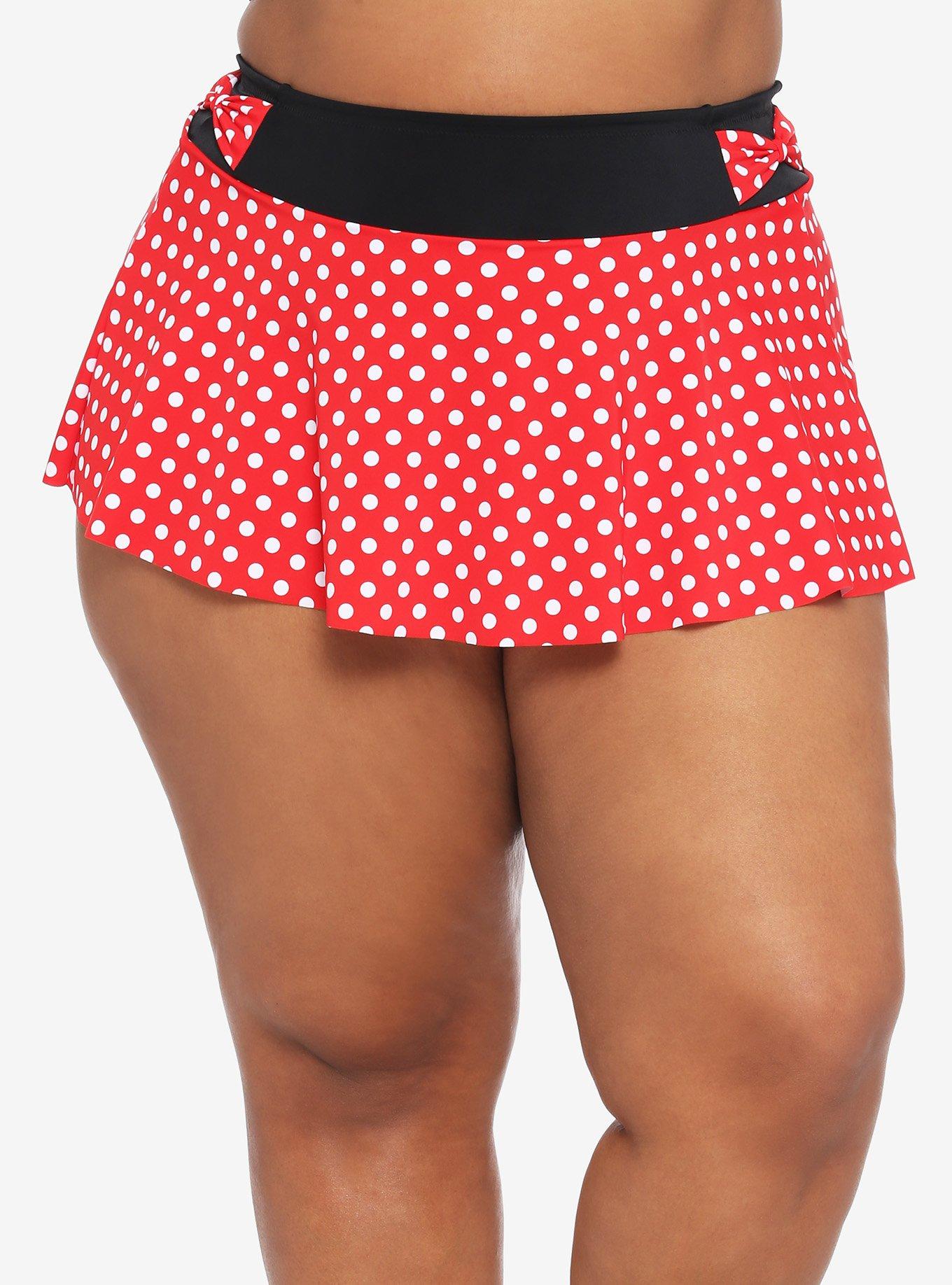 Disney Minnie Mouse Skirted Swim Bottoms Plus Size, MULTI, hi-res