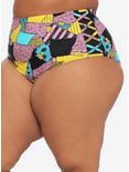 The Nightmare Before Christmas Sally High-Waisted Swim Bottoms Plus Size, MULTI, hi-res