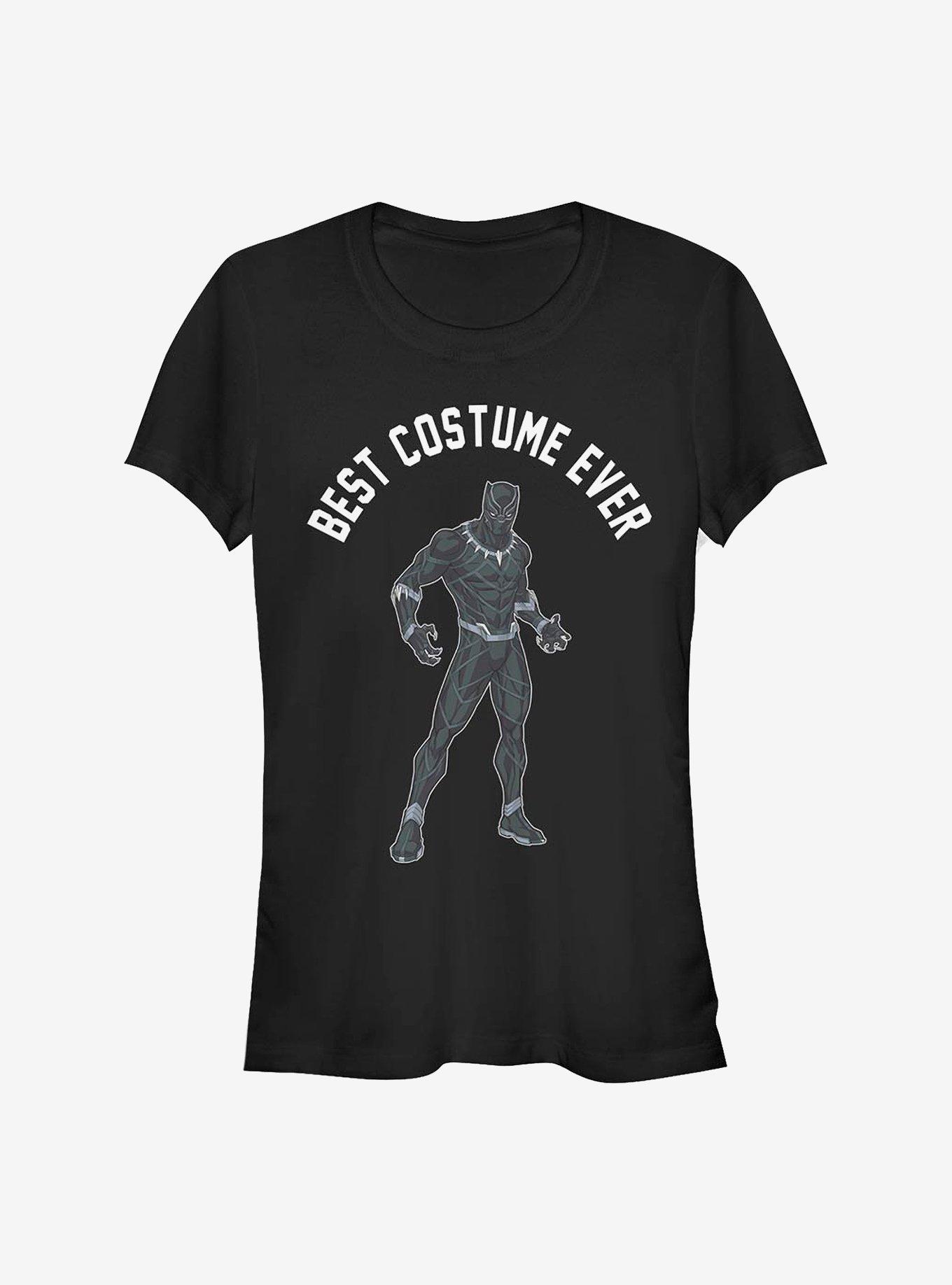 Marvel Black Panther Best Costume Ever Girls T-Shirt, BLACK, hi-res