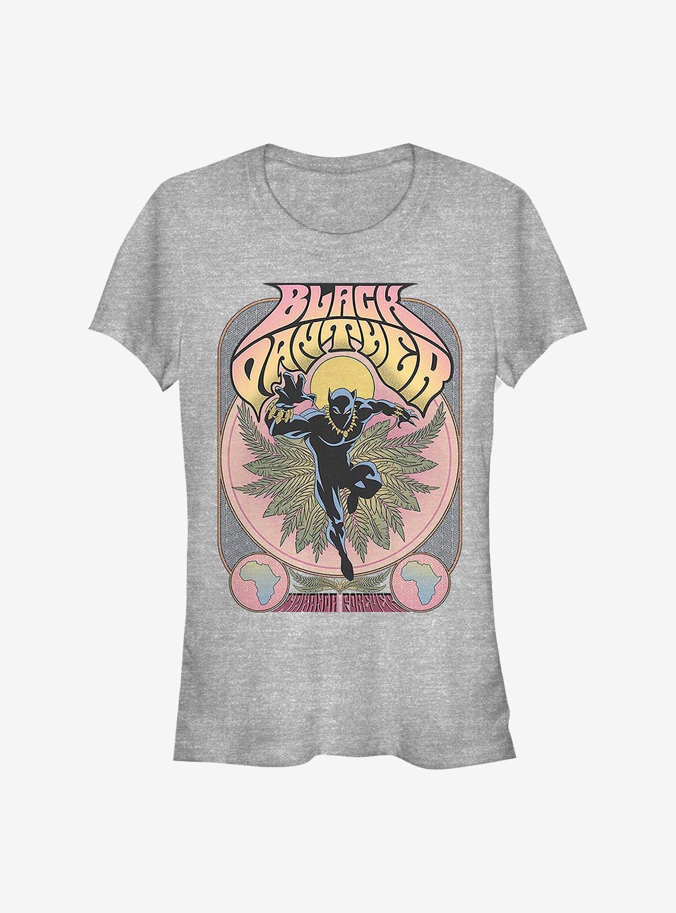 Marvel Black Panther Groovy Girls T-Shirt, ATH HTR, hi-res