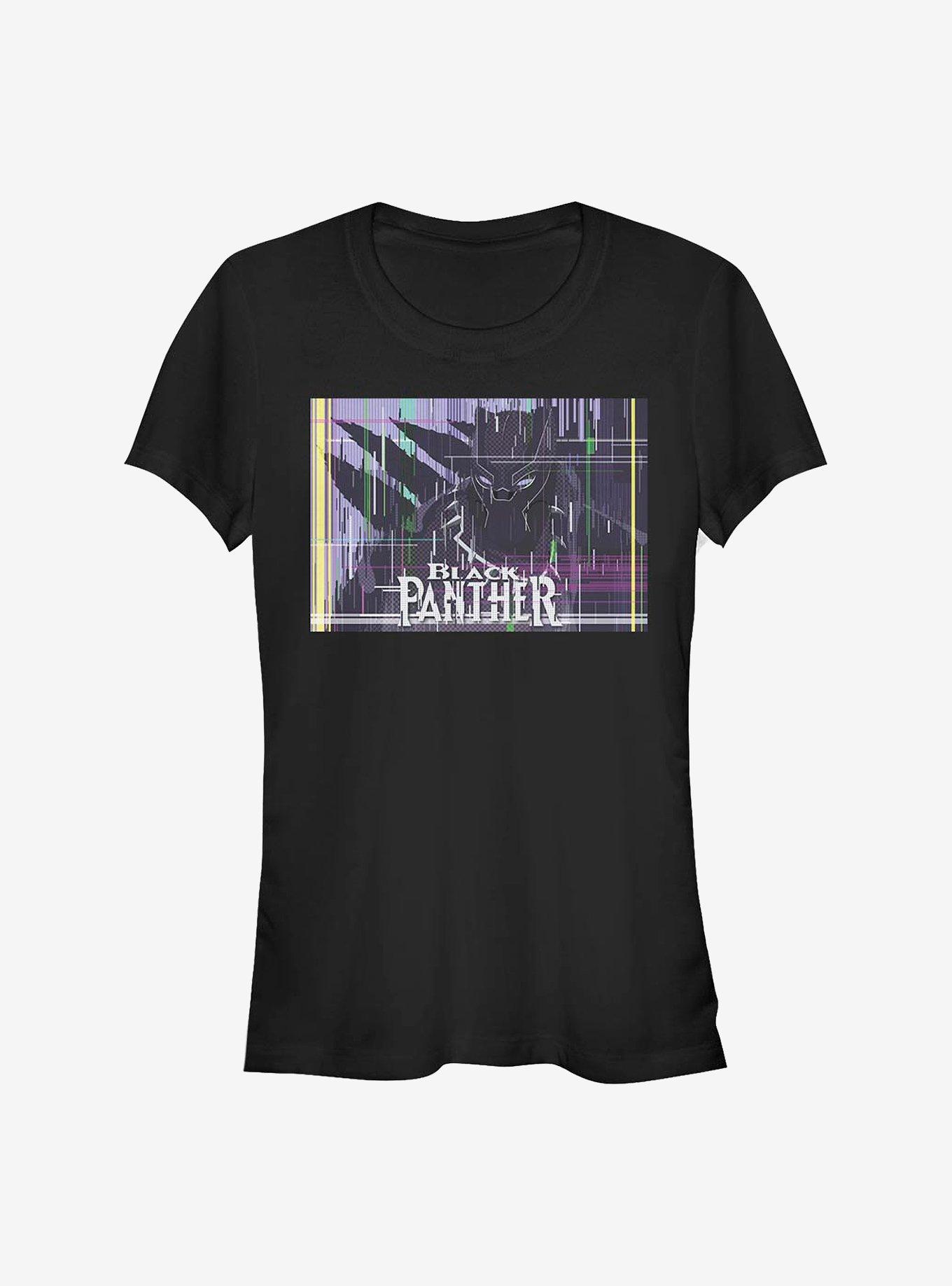 Marvel Black Panther Glitching Girls T-Shirt