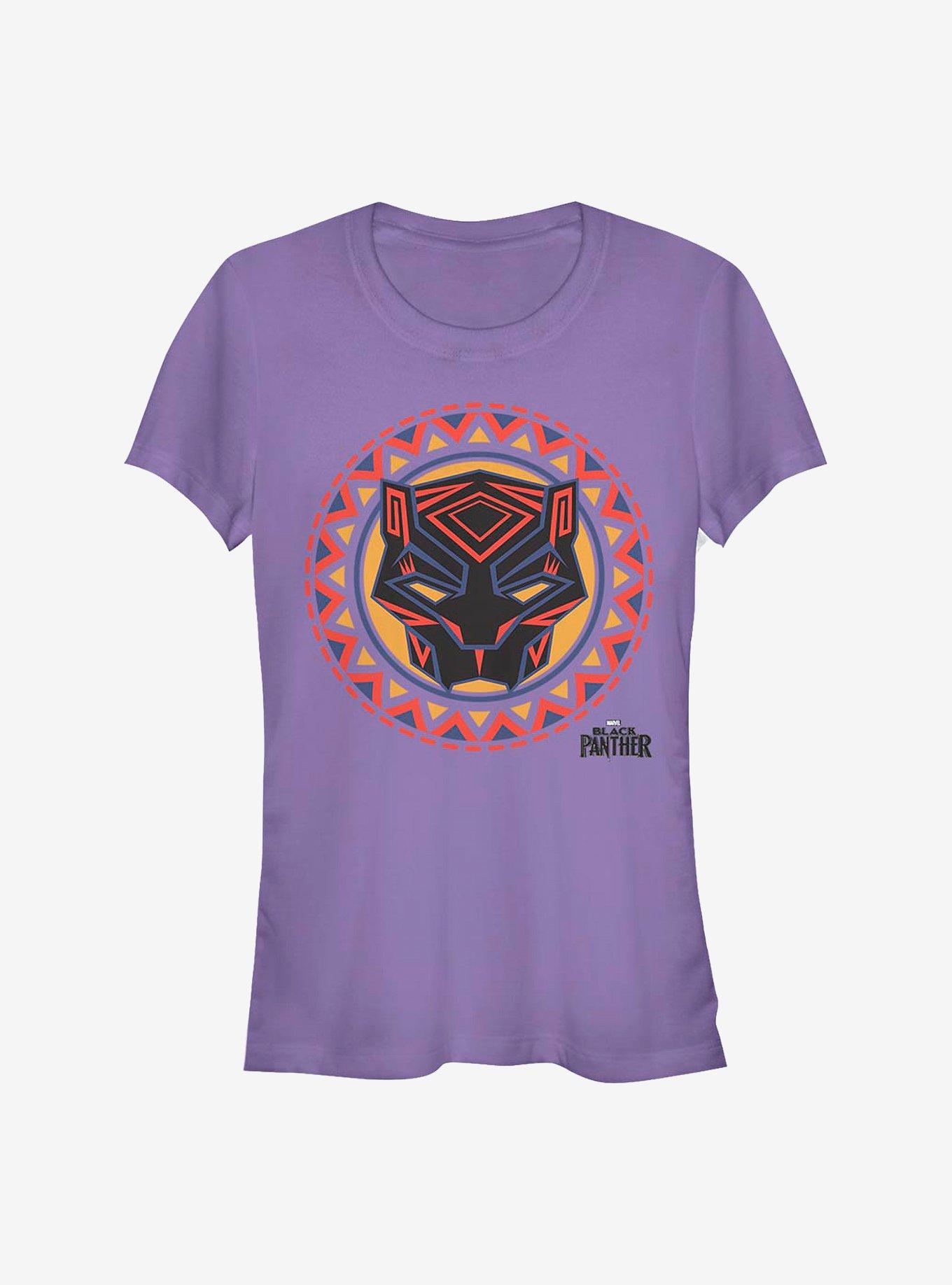 Marvel Black Panther Epic Logo Girls T-Shirt, PURPLE, hi-res