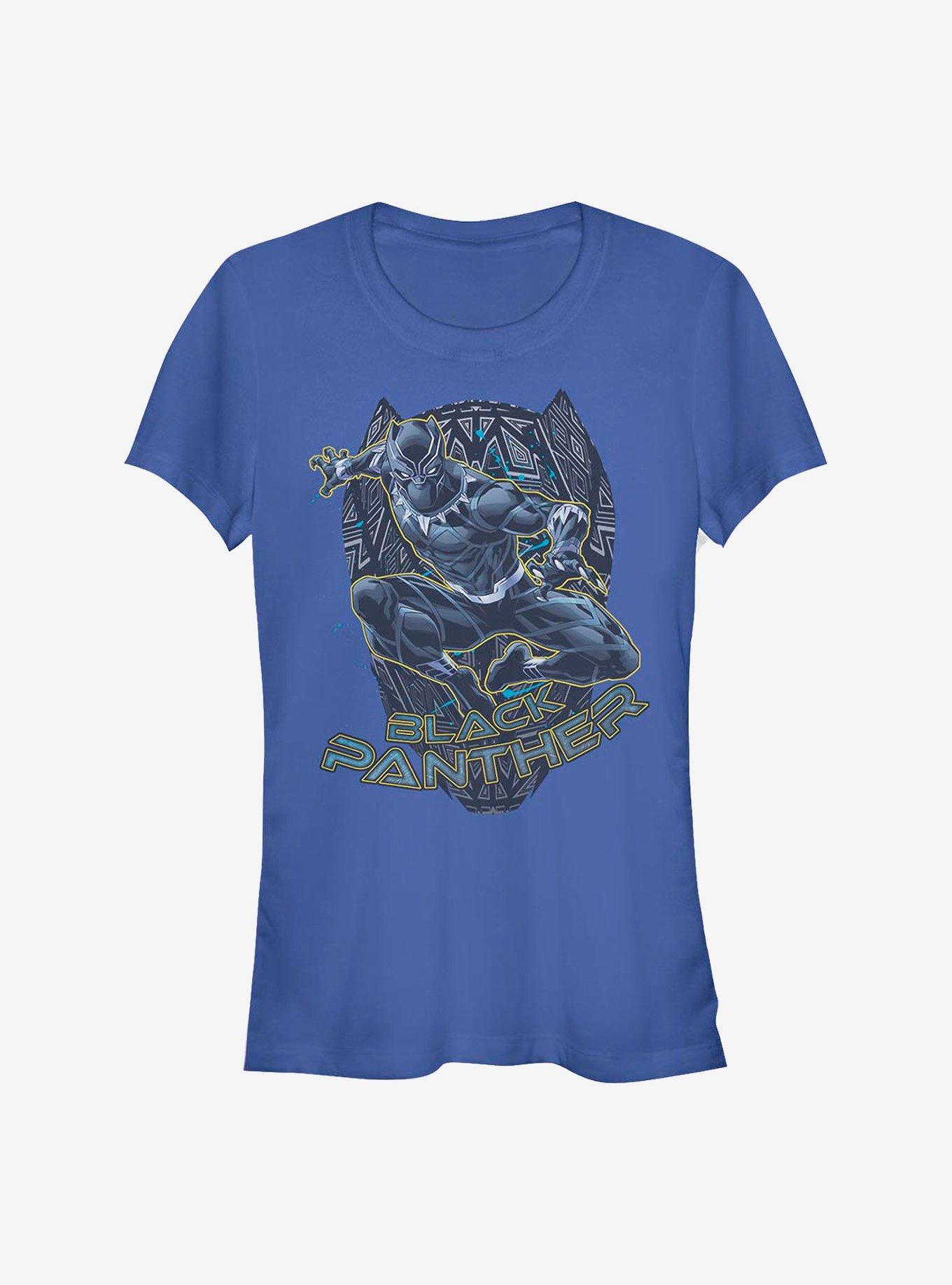 Marvel Black Panther Golden Panther Girls T-Shirt, ROYAL, hi-res