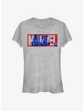 Marvel Black Panther Marvel Filled Logo Girls T-Shirt, , hi-res
