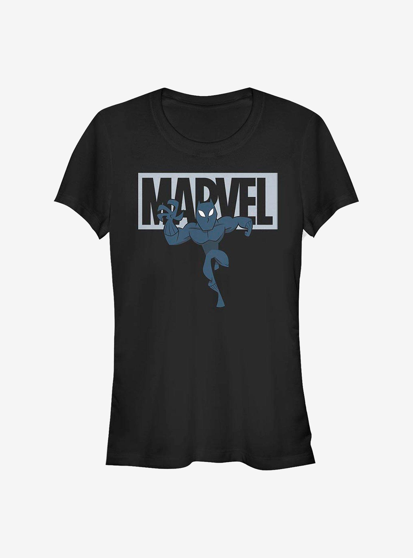 Marvel Black Panther Marvel Logo Girls T-Shirt, , hi-res