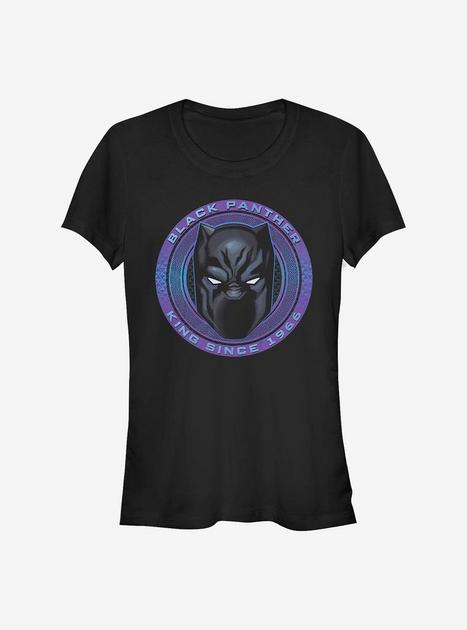 Marvel Black Panther King Since 1966 Girls T-Shirt - BLACK | Hot Topic