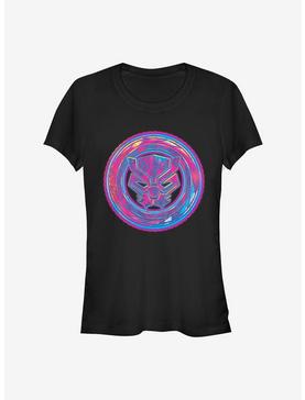 Marvel Black Panther Neon Shield Girls T-Shirt, , hi-res