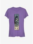Marvel Black Panther Panther Label Girls T-Shirt, PURPLE, hi-res