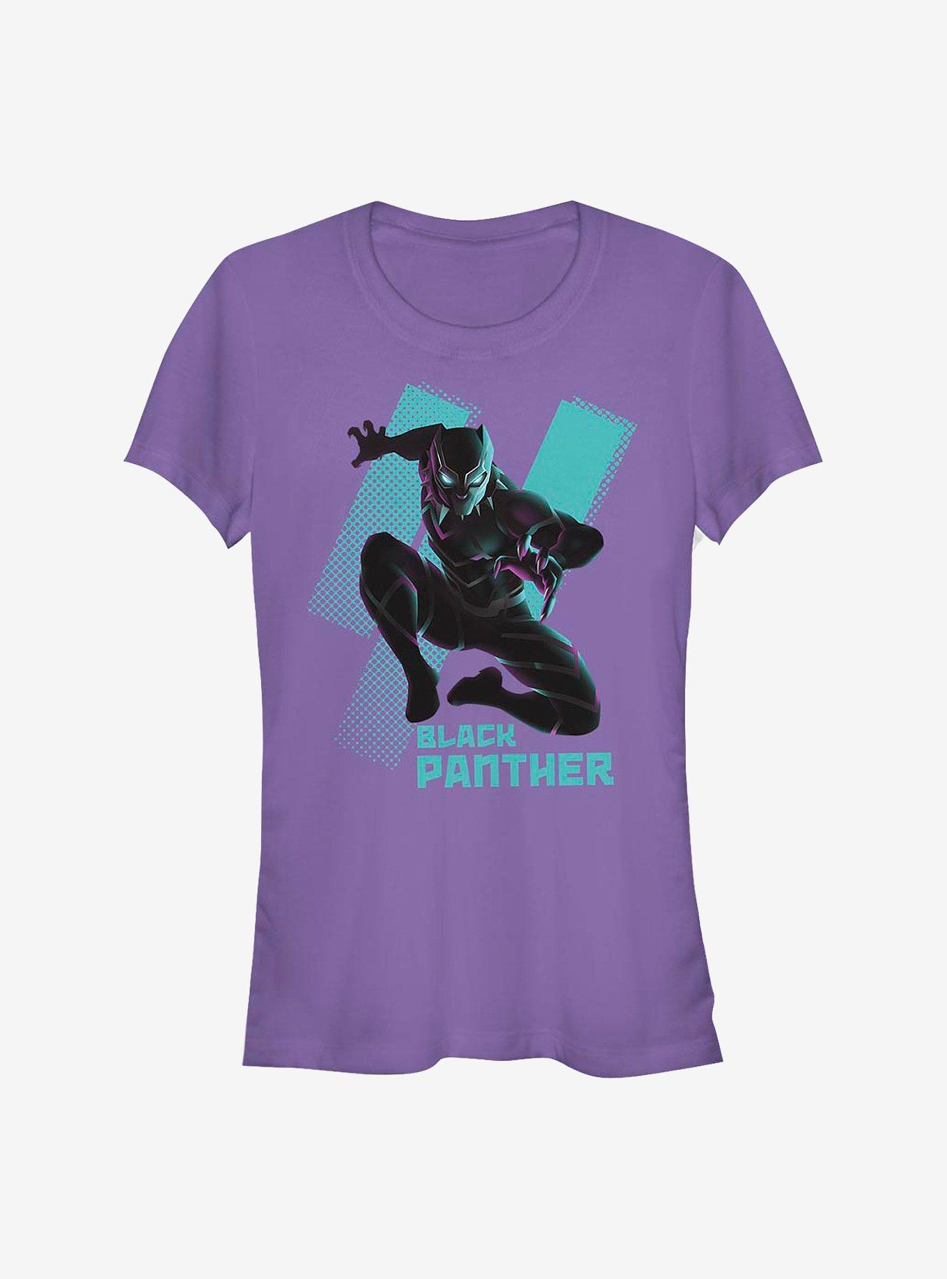 Marvel Black Panther Panther Stripes Girls T-Shirt, , hi-res