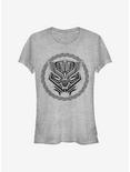 Marvel Black Panther Panther Sketch Girls T-Shirt, ATH HTR, hi-res
