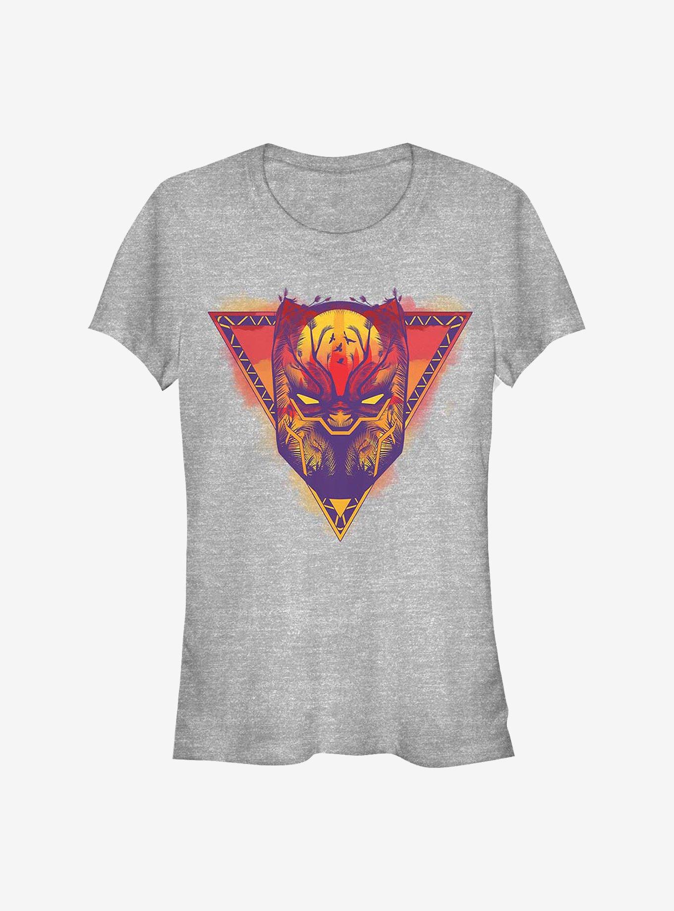 Marvel Black Panther Panther Sunset Girls T-Shirt, ATH HTR, hi-res