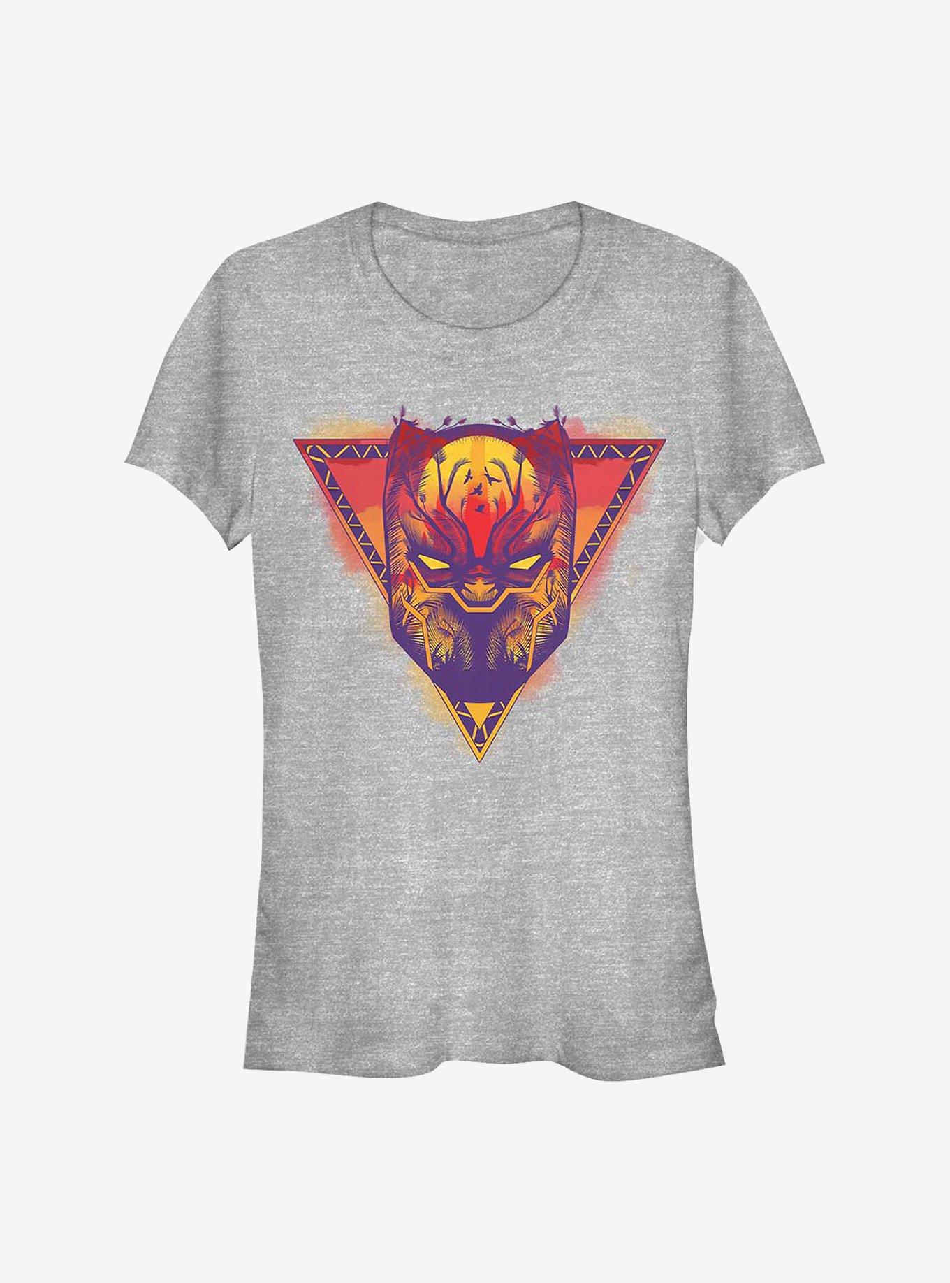 Marvel Black Panther Panther Sunset Girls T-Shirt, ATH HTR, hi-res