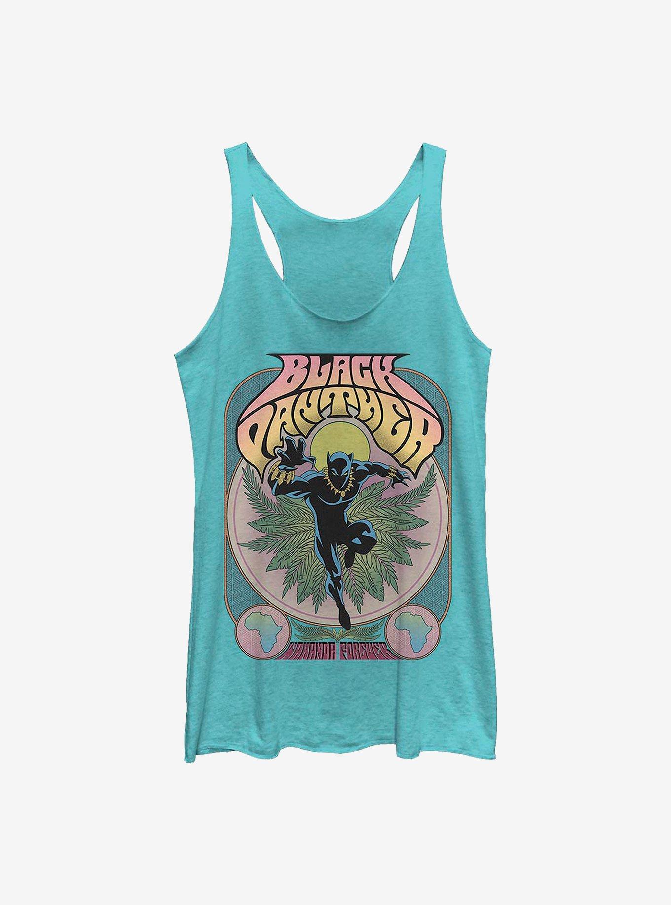 Marvel Black Panther Groovy Girls Tank, TAHI BLUE, hi-res