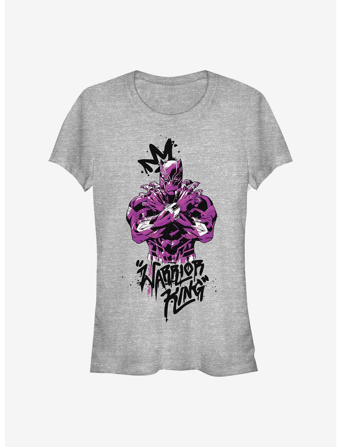 Marvel Black Panther Purple King Girls T-Shirt, ATH HTR, hi-res