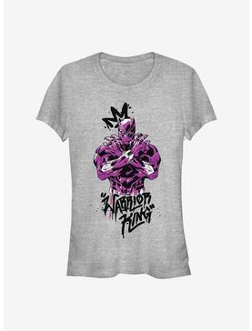 Marvel Black Panther Purple King Girls T-Shirt, ATH HTR, hi-res