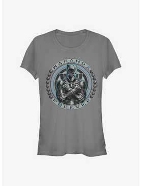 Marvel Black Panther Wakanda Beaded Emblem Girls T-Shirt, , hi-res