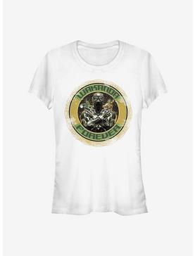 Marvel Black Panther Wakanda Emblem Girls T-Shirt, WHITE, hi-res