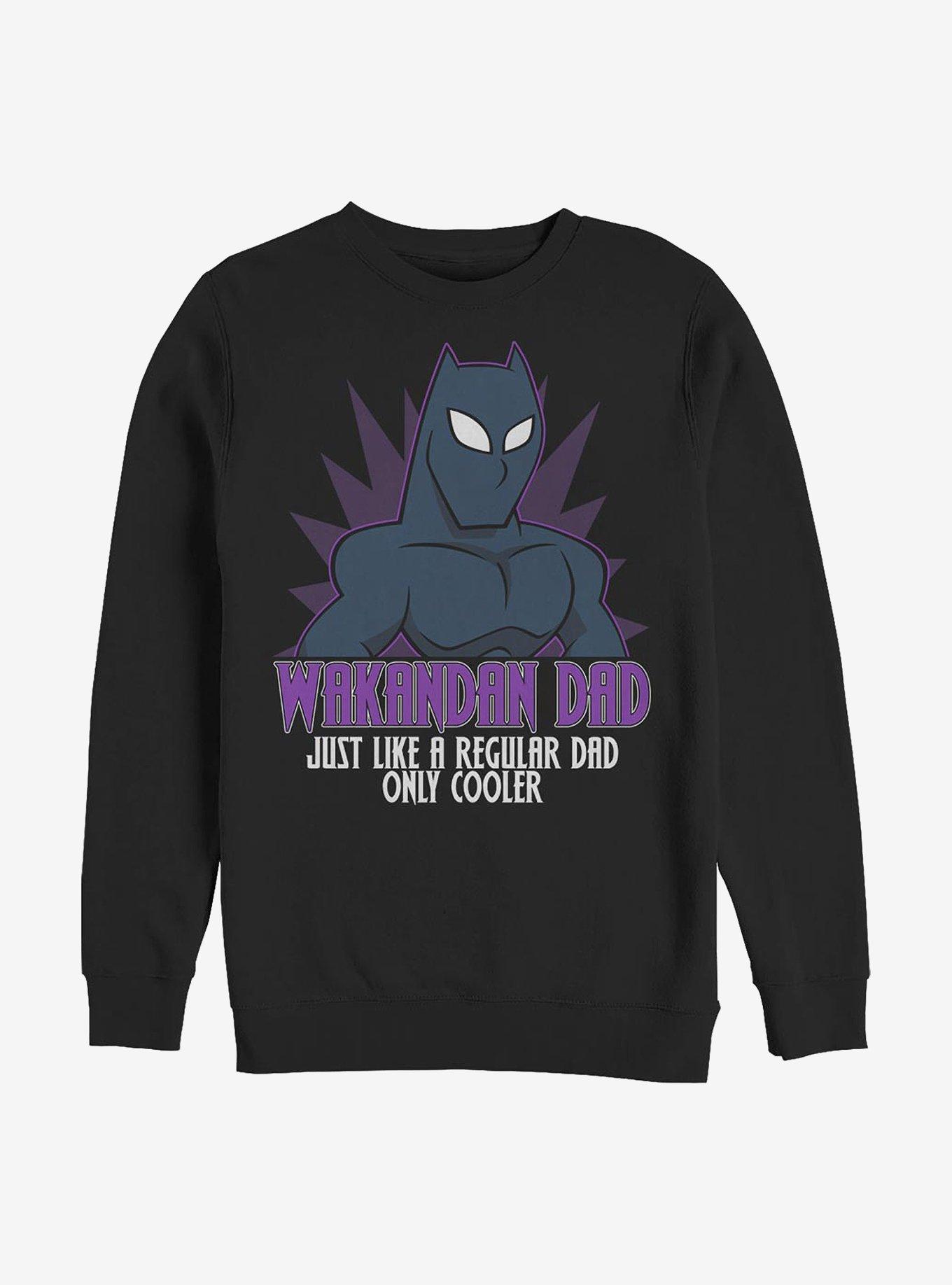 Marvel Black Panther Wakandan Dad Crew Sweatshirt, , hi-res