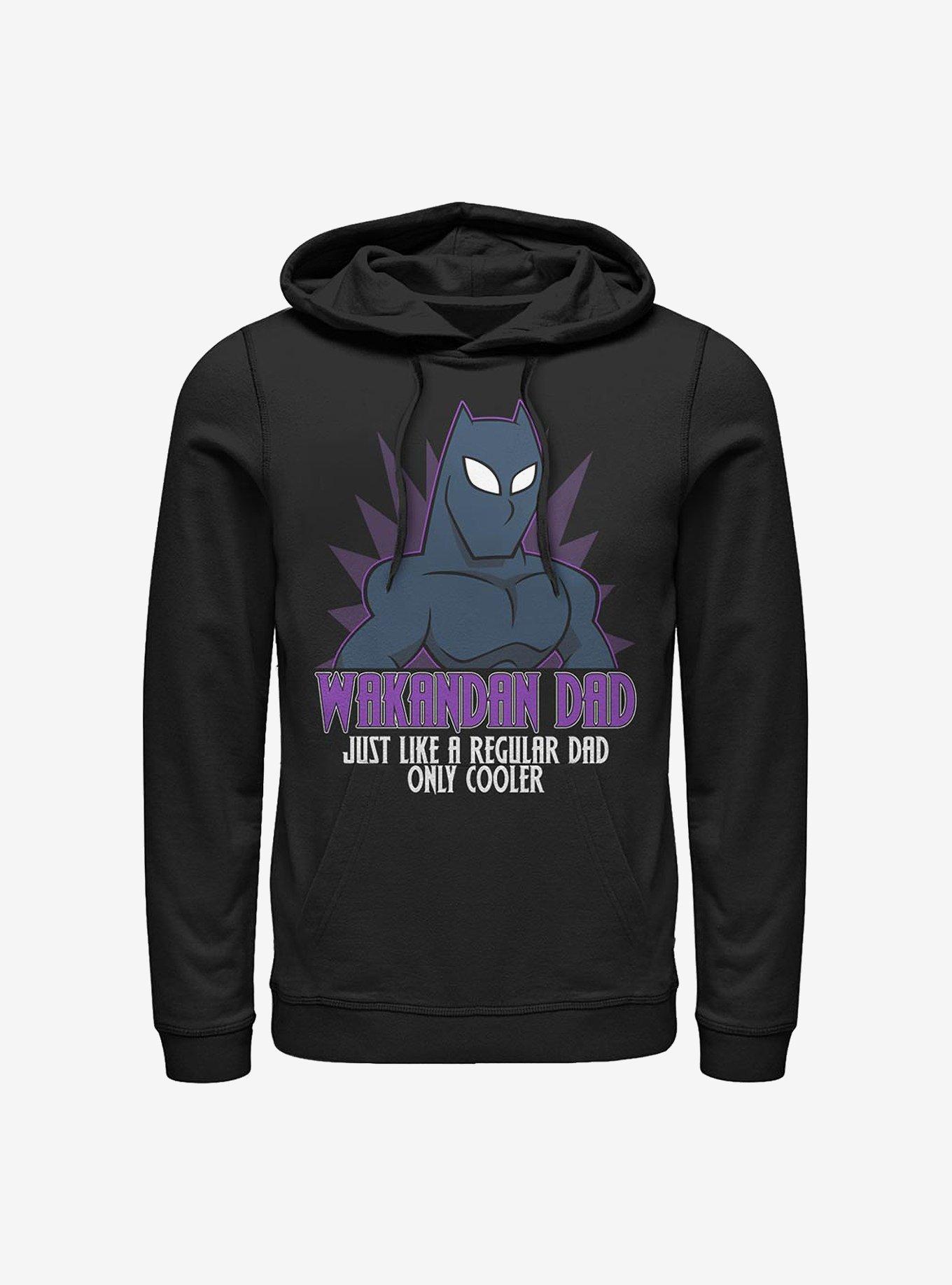 Marvel Black Panther Wakandan Dad Hoodie, BLACK, hi-res