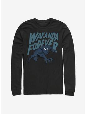 Marvel Black Panther Wakanda Forever Bold Art Long-Sleeve T-Shirt, , hi-res