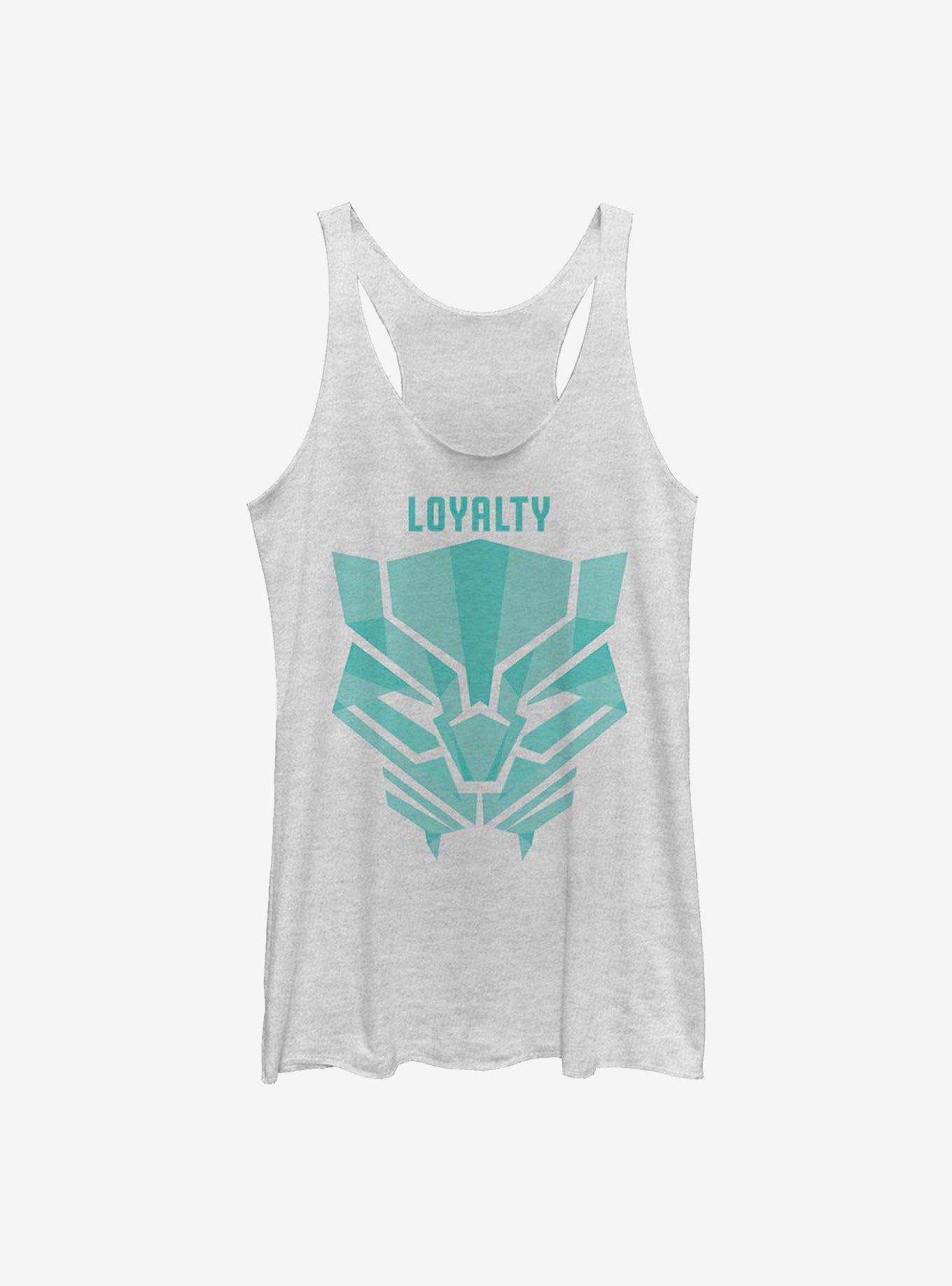 Marvel Black Panther Loyalty First Girls Tank, WHITE HTR, hi-res