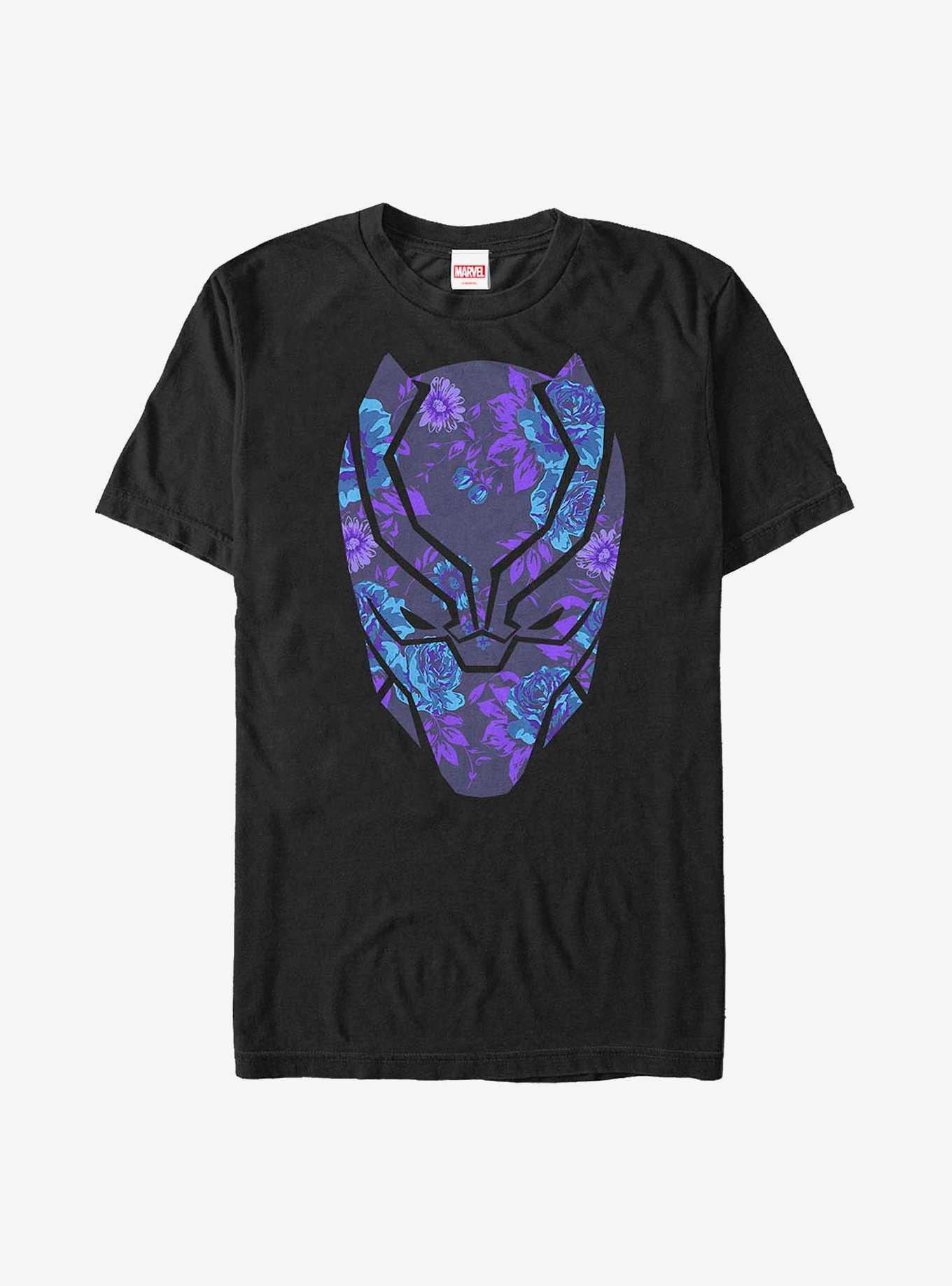 Marvel Black Panther Floral Mask T-Shirt, , hi-res