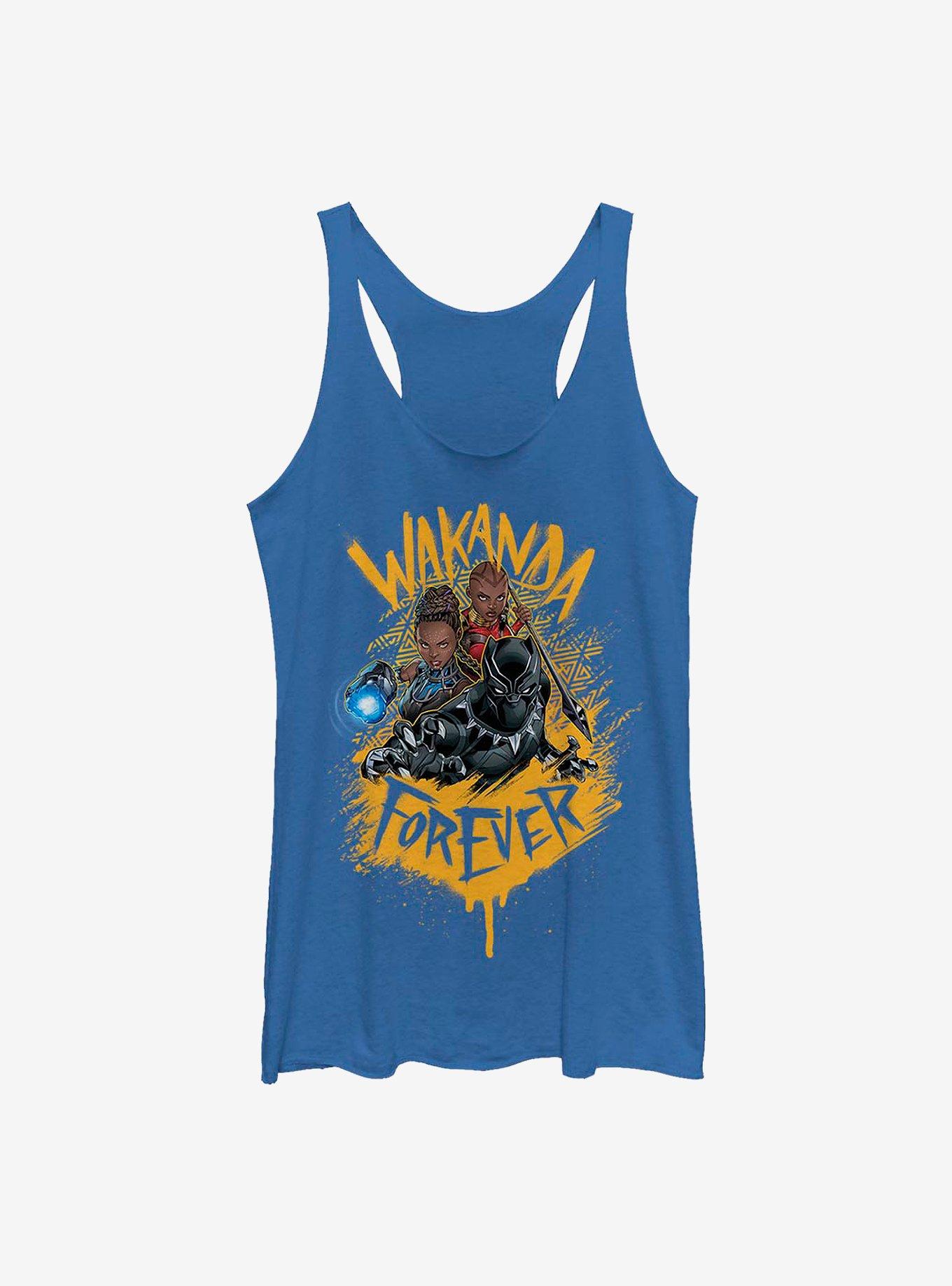 Marvel Black Panther Panther Trinity Girls Tank, ROY HTR, hi-res