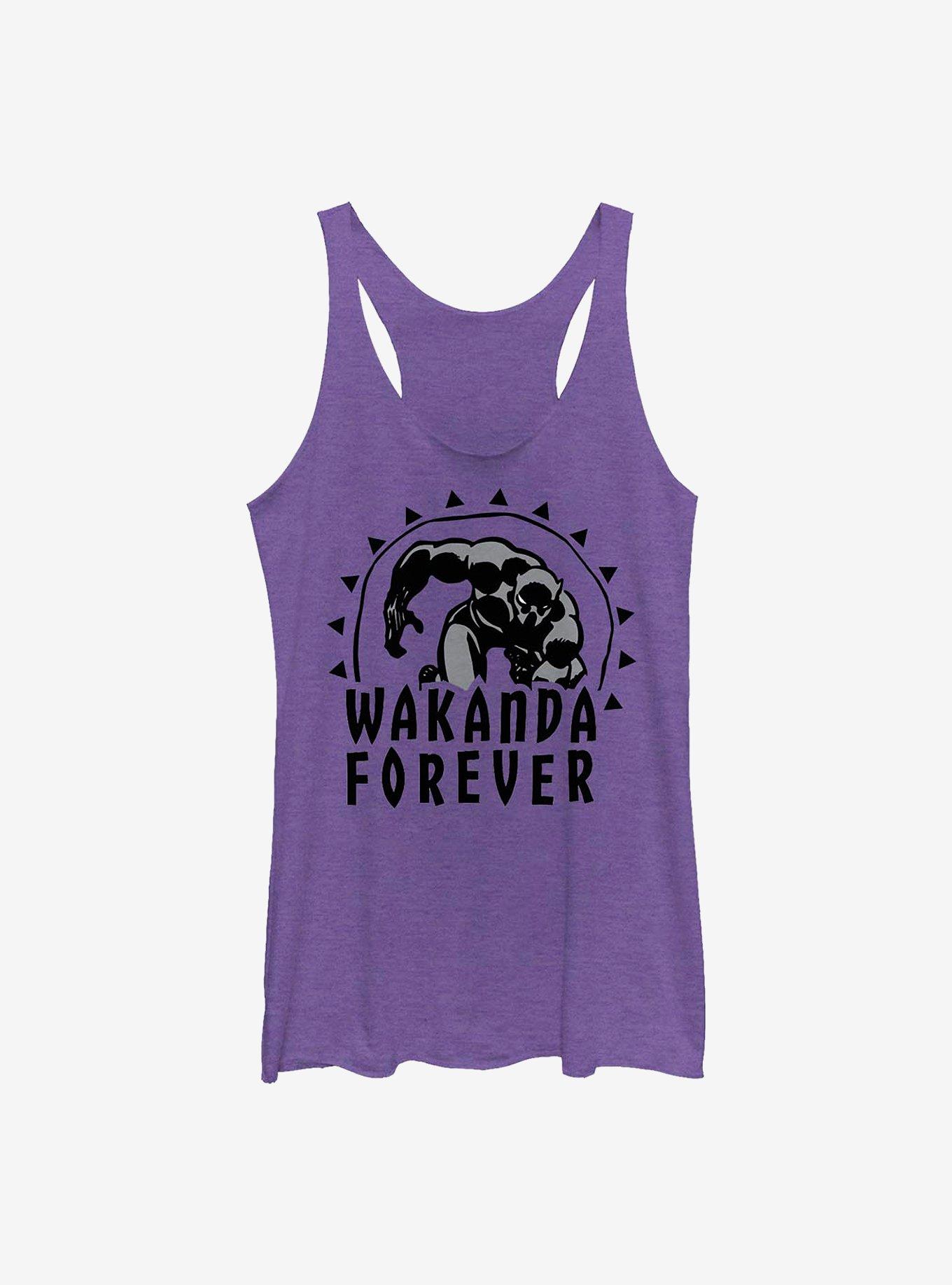 Marvel Black Panther Wakanda Sun Girls Tank, PUR HTR, hi-res