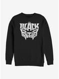 Marvel Black Panther Bold Logo Crew Sweatshirt, BLACK, hi-res